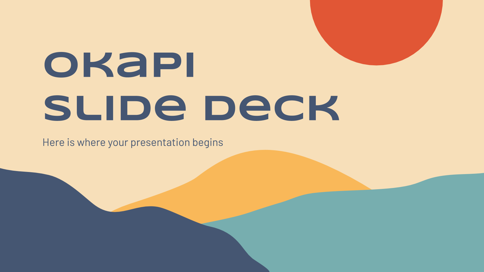 Okapi幻灯片组和PowerPoint模板